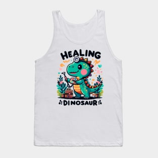 Caring Dino Healer: Little Medic Adventure Tank Top